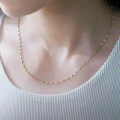 lesbonbon/sunlight necklace yellow goldのサムネイル