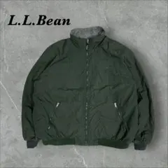 590] 90s-00sエルエルビーン刺繍ロゴ ウォームアップナイロンジャケット