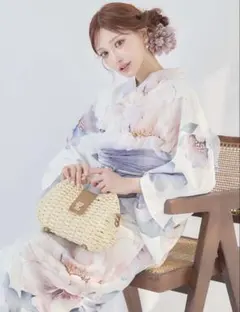 sugar 彩華グラデーション牡丹浴衣【浴衣3点 セット 浴衣/帯/下駄】のサムネイル