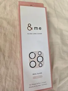 iPhone 15 Pro Max &me カメラレンズカバー ガラス 000