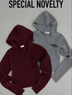 ラグアジェム 【ノベルティ】 LIMITED LOGO SHAGGY KNIT