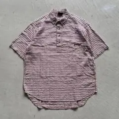 90s o'neil check shirt ギンガムチェック ヘンリーネックのサムネイル