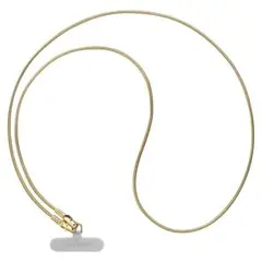 ケースティファイ ゴールド ショルダーストラップ 約126cm スネークチェーン