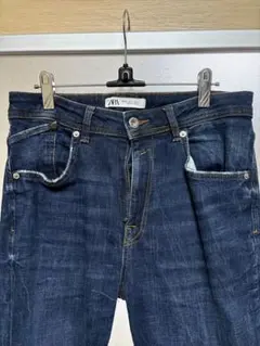 ZARA ダークブルー スリムフィット デニム 31