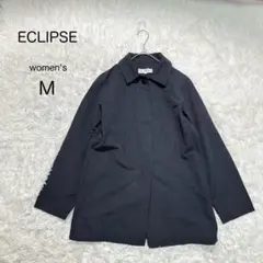【ECLIPSE】スプリングコート ライトアウター ネイビー【M】通勤 日本製