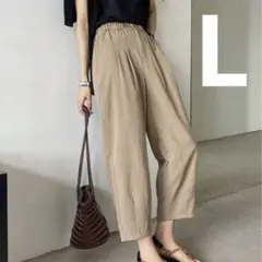 Dazy ベージュ キャメル レーヨン　カジュアル パンツ テーパードパンツ