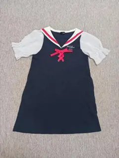 JENNI love セーラー襟 半袖ワンピース