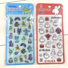 【新品未開封】 ディズニー モンスターズインク ベイマックス ぷくぷくシール