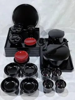 湯桶 黒漆塗 茶道具 美品 水注 湯斗 茶器 茶器/茶道具 水次（水注）】 腰黒薬缶（腰黒やかん） 表千家又は