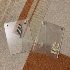 フォトフレーム　無印良品　アクリル