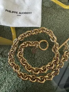 PHILIPPE AUDIBERT ゴールドチェーンネックレスのサムネイル