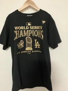 【未使用新品】ドジャース ワールドシリーズ　チャンピオンTシャツ　ブラックM