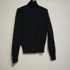 ユニクロU タートルネックセーター ブラック レディースМサイズ