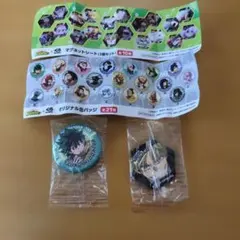 くら寿司✕ヒロアカ コラボ マグネットシート⑧ 缶バッジ①