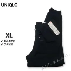 【新品未使用】UNIQLO◆ヒートテックボアスウェットパンツ◆ブラック《XL》黒