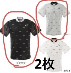 美品　プーマゴルフ　ノーカラーシャツ