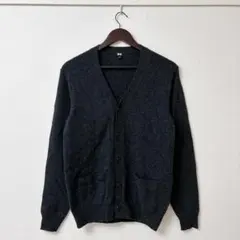 UNIQLO ユニクロ カーディガン メンズ M ウール100% グレーのサムネイル