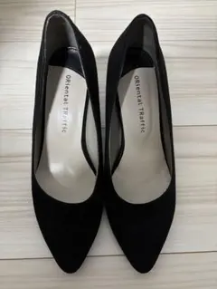 Oriental Traffic 黒 スエード パンプス 22