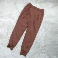 【ラエフ】テーパードパンツ ブラウン系 ジョガーパンツ 2Sサイズ