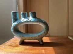 フラワーベース　花器　花瓶　JAPANビンテージ　モダン　アート　陶器