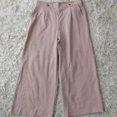 新品未使用 クロッシー ワイドパンツ ピンク クロプト丈 XLサイズのサムネイル