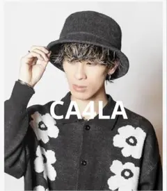 k*u様 美品★カシラCa4la★メンズウールモヘア バケットハット
