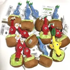 ピクミン　引っこ抜き ぬいぐるみ マスコット　全3種 12点セット まとめ売りのサムネイル