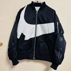 【NIKE】希少品！MA-1フライトジャケットボンバージャケットネイビーLサイズ 2025年最新】NIKE メンズ MA-1・フライトジャケットの人気アイテム