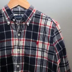 【良品】Gymphlex チェック柄 ボタンダウンシャツ 12