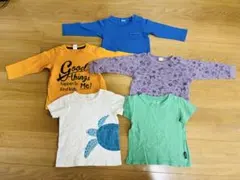90サイズ 男の子 まとめ売り5点 無印 petit main H&M 保育園着