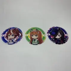 ウマ娘　ライスシャワー　サイレンススズカ　トウカイテイオー　シール3枚セット