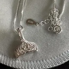 ★ホエールテール ペンダント ネックレス ハワイアンジュエリー新品未使用 送込