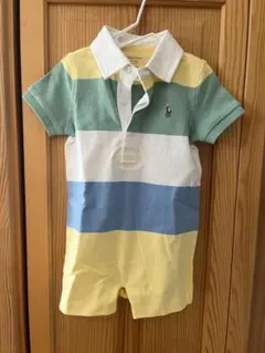 未使用　Ralph Lauren カラフルロンパース 9M 75cm
