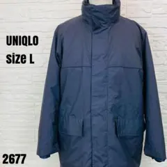 UNIQLO ユニクロ ネイビー ジャンパー ジャケット Lサイズ 2677