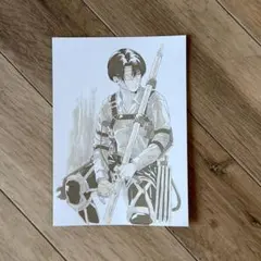 進撃の巨人　映画　ポストカード　リヴァイ