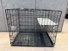 ペット用ケージ　折りたたみ式　ブラックのサムネイル