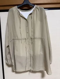LEPSIM 長袖 ブラウス ベージュ Fサイズのサムネイル