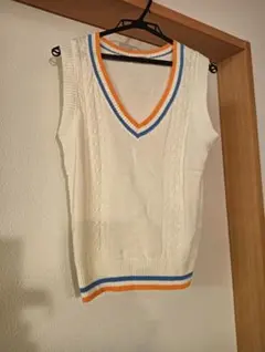 すごく美品春にピッタリJUN ROPE Mサイズ ニットベスト