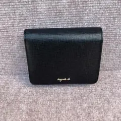 agnes b. アニエスベー ボヤージュ 財布 黒 二つ折り 美品のサムネイル