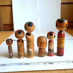 40）創作こけし 昭和 レトロ 置き物 民芸品 工芸品 古民家 骨董品