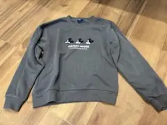 Mickey Mouse 裏起毛トレーナー チャコールグレー130cm