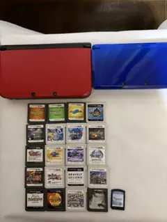 ニンテンドー3DS LL レッド ゲームソフト付き