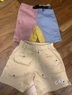 ハーフパンツ2枚セット　子供服110〜120 GAP BREEZE 男女兼用