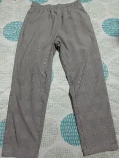 グレーチェック イージーパンツ