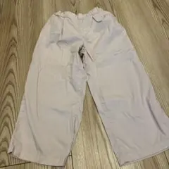 ユニクロ薄いピンクの長ズボン 130