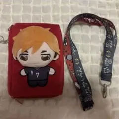 ハイキュー!! 宮侑 マルチケース ポーチ ネックストラップ付き