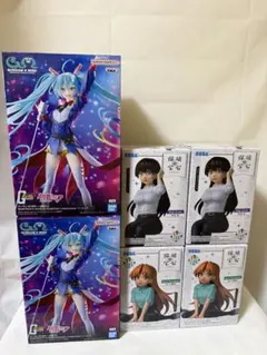 初音ミク　瑠璃の宝石　美少女プライズフィギュアまとめ売り