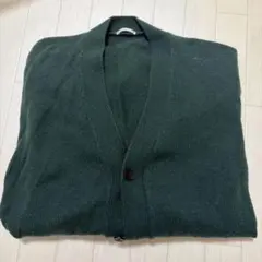 ダークグリーン カーディガン Mサイズ