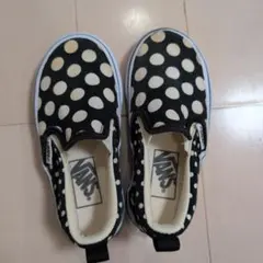 VANS スリッポン ドット柄 15cm