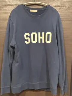 nano universe SOHO スウェット ネイビー XL